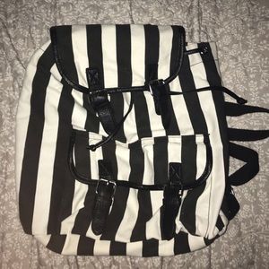 Striped Backpack
